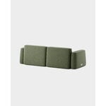 Massproductions Divano Patch 2,5 posti, Romo Linara 100 tarragon, immagine extra
