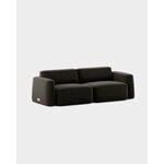 Massproductions Divano Patch 2,5 posti, Romo Linara 90 espresso, immagine extra