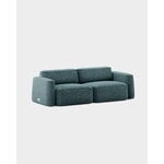 Massproductions Divano Patch 2,5 posti, Kirkby Design Spiral 06 dragonfly, immagine extra