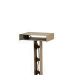 Pedestal Sidekick table, sandstorm