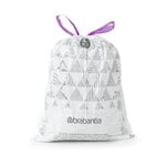 Brabantia Sacs poubelle PerfectFit, 10-12 L, 20 pièces, C, blanc