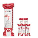 Brabantia PerfectFit bin liners, 120 pcs, white, extra image