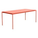 Petite Friture Fromme dining table, 90 x 180 cm, coral