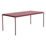 Petite Friture Fromme dining table, 90 x 180 cm, brown red