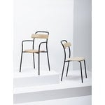 Mattiazzi MC16 Forcina chair, black steel - ash