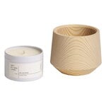 Hetkinen Pine candle vessel and scented candle set, silence