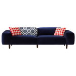 Basta Ponte sofa, blue velvet