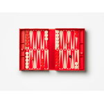 Printworks Classic - Kunst des Backgammon, rot - cremefarben, extrabild