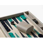 Printworks Reverra - Backgammon, grå - grön, extrabild