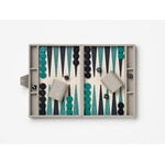 Printworks Reverra - Backgammon, grå - grön, extrabild