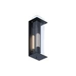 Sammode Quadratube W1 wall lamp, S, 300 mm, black