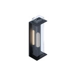 Sammode Lampada da parete Quadratube W1, S, 300, nero