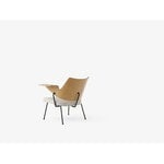 &Tradition RFH RD8 lounge chair, walnut and beech veneer - beige