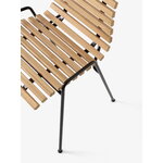 &Tradition RFH RD4 terrace side chair, black - teak