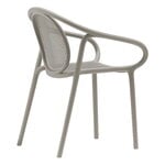 Pedrali Remind 3735r käsinojallinen tuoli, kierrätysmuovi, harmaa