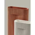 Muuto Ridge Vase, groß, Terrakotta