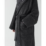 Tekla Hooded bathrobe, ash black
