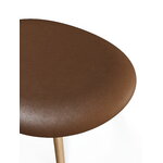 Tom Dixon Slab Ottoman, lackierte Eiche - Cognac-Leder, extrabild