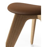 Tom Dixon Slab Ottoman, lackierte Eiche - Cognac-Leder, extrabild