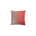 Røros Tweed Åsmund Gradient tyyny, 50 x 50 cm, punainen - turkoosi