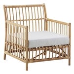 Sika-Design Caroline lounge chair, natural rattan - white, extra image