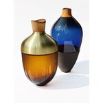 Utopia & Utility Vase empilable Ray, 55 x 30 cm, ambre - laiton