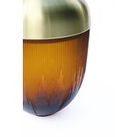 Utopia & Utility Ray stacking vessel, 55 x 30 cm, amber - brass, extra image