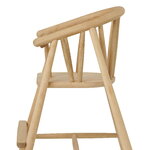 Oaklings Saga high chair, oak