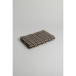 Baina Tappetino da bagno Saroma, 50 x 80 cm, sabbia - nero, immagine extra