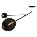 GUBI Satellite wall lamp, soft black semi matt, extra image