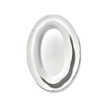 Serax Silhouette oval plate, L, 30 cm, white, extra image