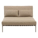 Muuto Settle Outdoor sohva, ei käsinojia, Ribbed Weave 5 - taupe, näkymä 2