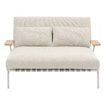 Muuto Settle Outdoor lounge bed w. armrest, Laze 1 - grey, extra image