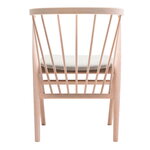 Sibast No 8 chair, soaped beech - light grey Remix 123, extra image