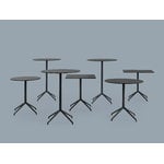 Muuto Still Cafe bar table 75 cm, h. 95 cm, black