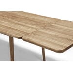 Stolab Miss Holly bord, 175 x 82 cm + 2 x 50 cm förlängningar, oljad ek