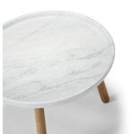 Stolab Tureen table, 52 cm, oak - white marble