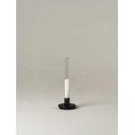 Santa & Cole Sylvestrina bärbar bordslampa, klar - svart