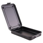 Toyo Steel T-152 Trunk Shape toolbox, low, black, extra image