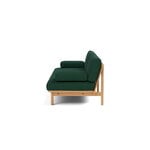 TAKT T19 Spoke Sofa with armrests, oak - dark blue Kvadrat Autumn 0791, extra image