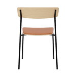 TAKT T01 Cross chair, tube, Eiche - Cognac Spoor Zea Leder, extrabild