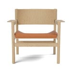 TAKT T04 Soft lounge chair, oak - cognac Spoor Zea leather, view 6