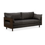 Tapio Anttila Collection ON2 Wood sofa bed, brown oak - dark grey Diamonds 007, extra image