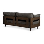 Tapio Anttila Collection ON2 Wood sofa bed, brown oak - dark grey Diamonds 007, extra image
