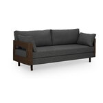 Tapio Anttila Collection ON2 Wood sofa bed, brown oak - grey Hopper 67, extra image