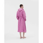 Tekla Hooded bathrobe, magenta