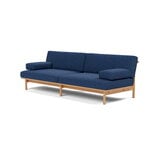 TAKT T19 Spoke divano con braccioli, rovere - blu cobalto Kvadrat Autumn 0651, vista 3