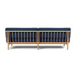 TAKT T19 Spoke divano con braccioli, rovere - blu cobalto Kvadrat Autumn 0651, vista 4