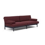 TAKT T19 Spoke divano con braccioli, rovere nero blu - rosso sc. Kvadrat Autumn, vista 2