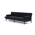 TAKT T19 Spoke sohva käsinojilla, sinimusta tammi - dark blue Kvadrat Autumn, näkymä 4